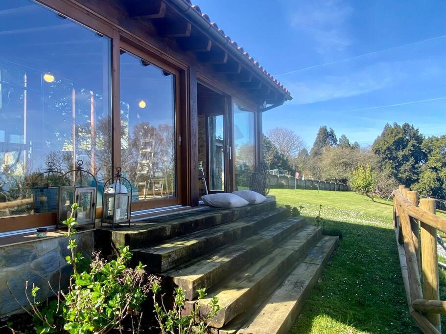 Вилла La Casona De Barganaz Сантьяго дел Монте Экстерьер фото